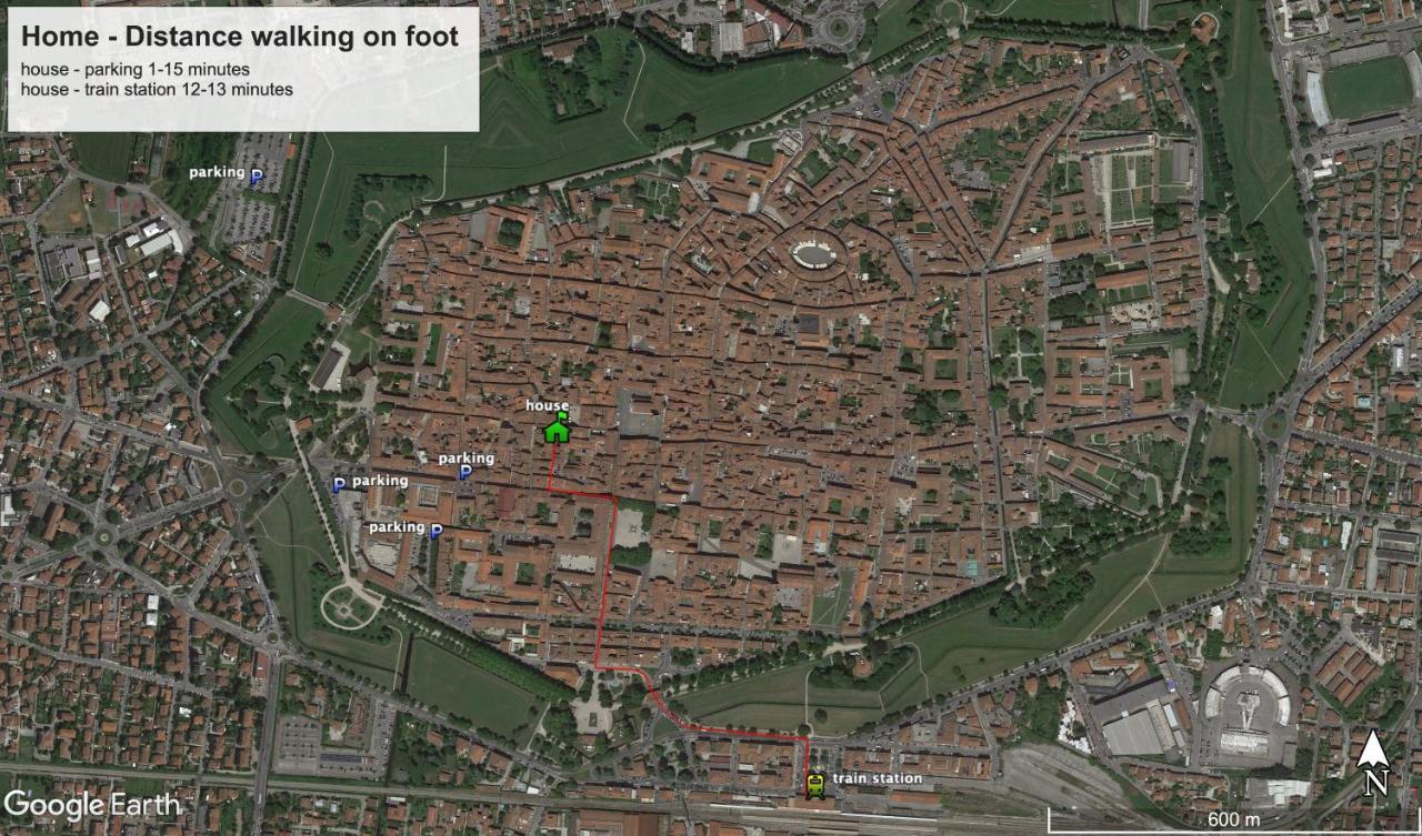 Luxury - Elegante Appartamento Nel Cuore Di Lucca Ngoại thất bức ảnh